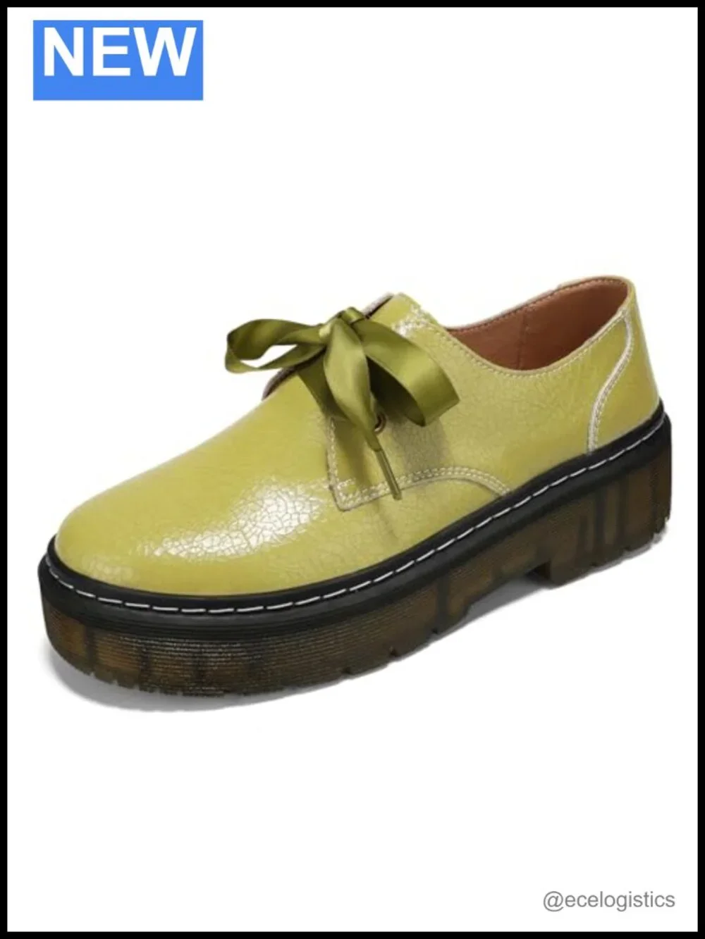 Lace-up Platform Chunky Loafers Lug Sole Oxford Work Dress Shoes